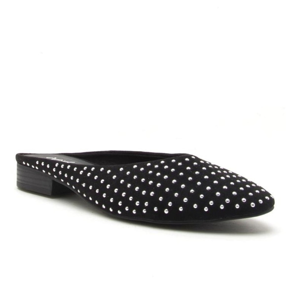 Shoes - Moving Sale! Studded Suede Suede Mules